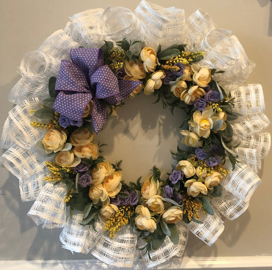 Yellow Spring Wreath