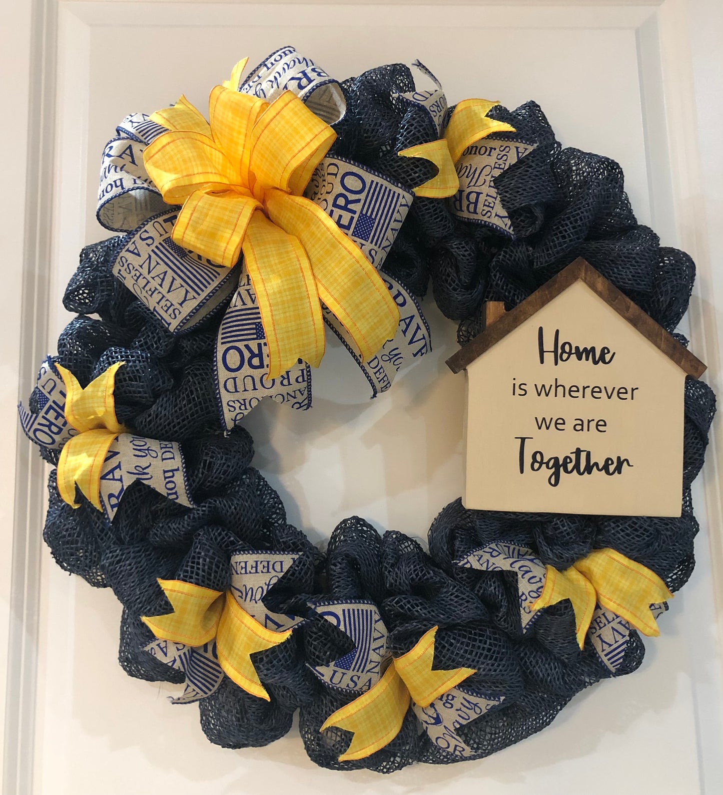 Navy Wreath