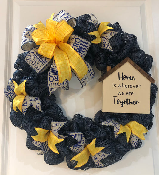 Navy Wreath