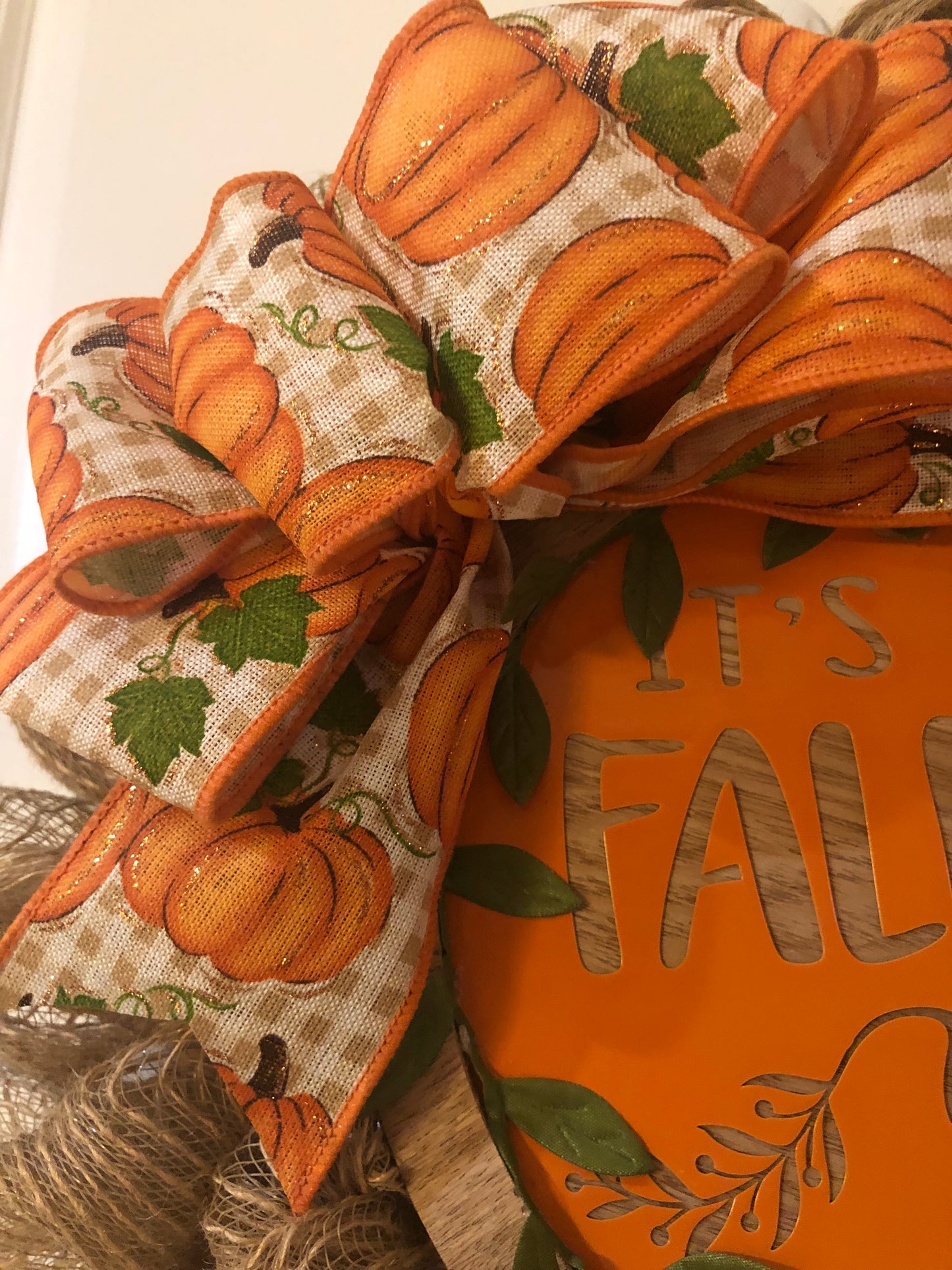 Small Pumpkin Wreath