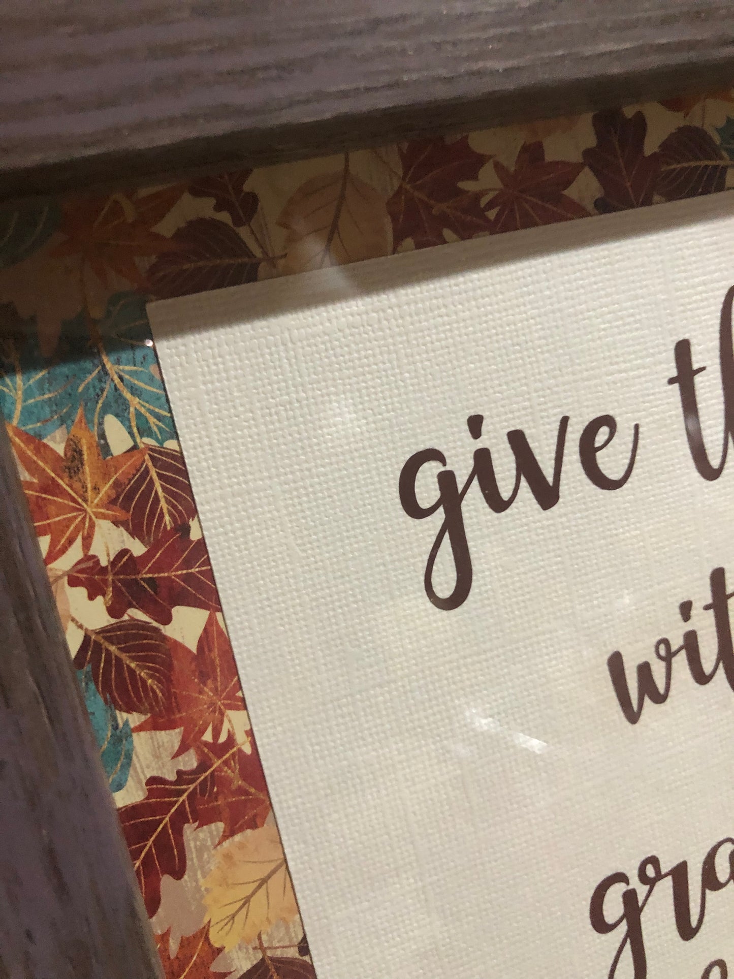 Give Thanks Shadowbox