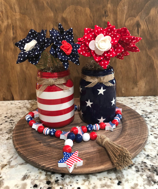 Patriotic Display (set of 4)