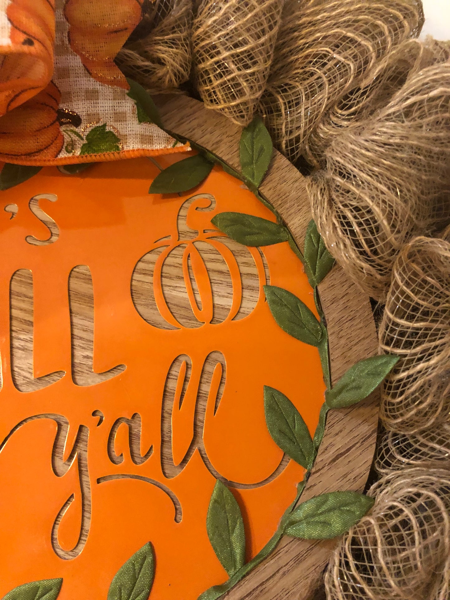 Small Pumpkin Wreath