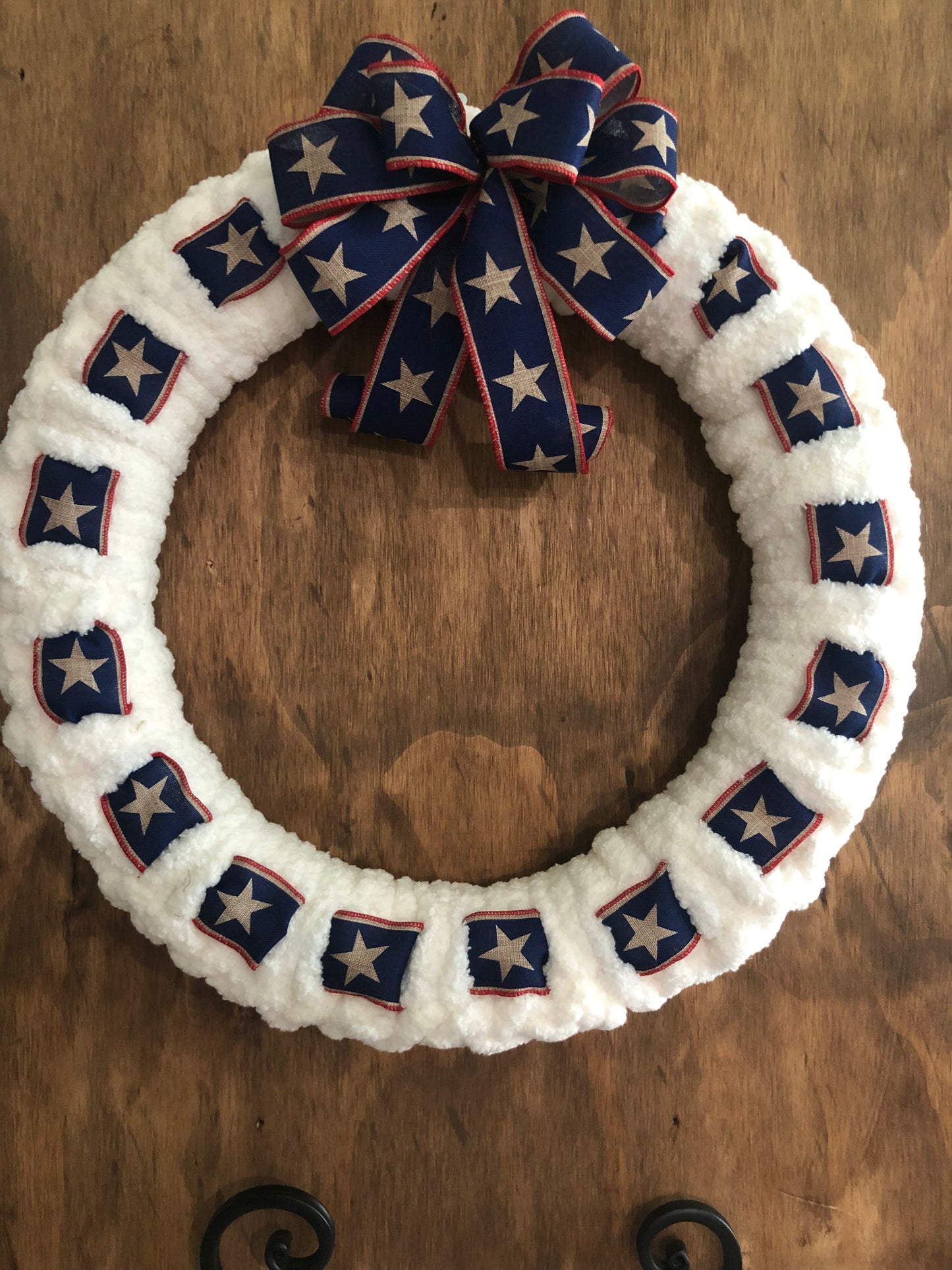 Large Patriotic Crochet Ring