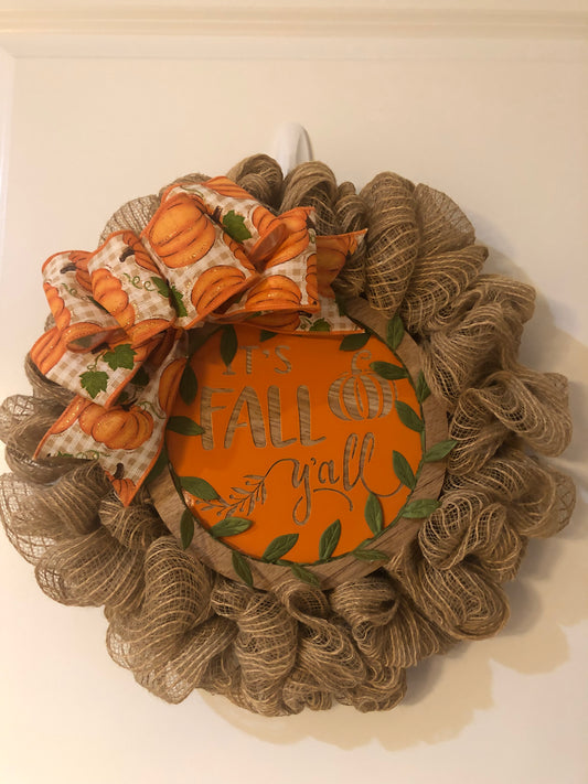 Small Pumpkin Wreath