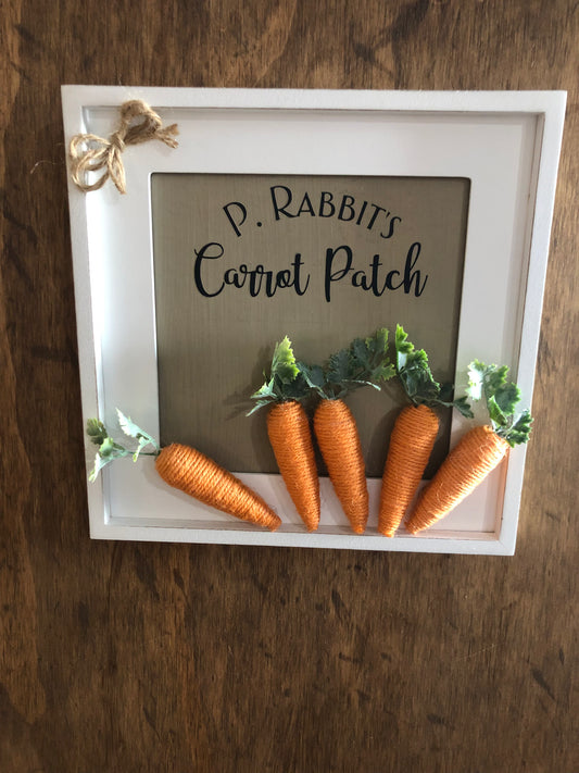 P. Rabbit’s Carrot Patch Sign