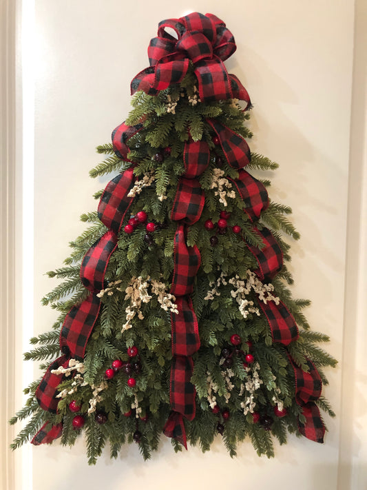 Red Buffalo Check Christmas Tree